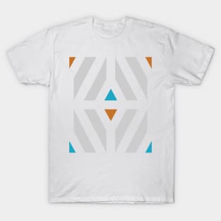 Futuristic pyramid shapes Light T-Shirt